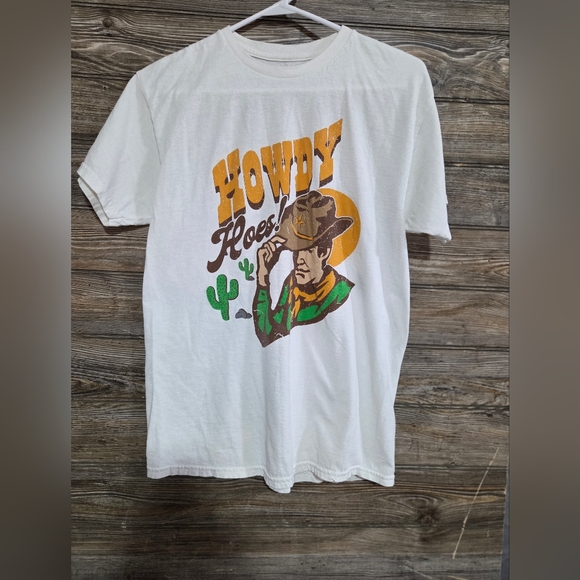 Spencer's Other - Spencer's White Howdy Cowboy T-Shirt